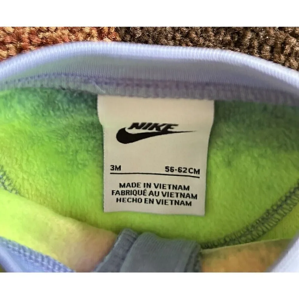 Nike Baby Girl Microfleece Sleep & Play Multi Color Size 3M